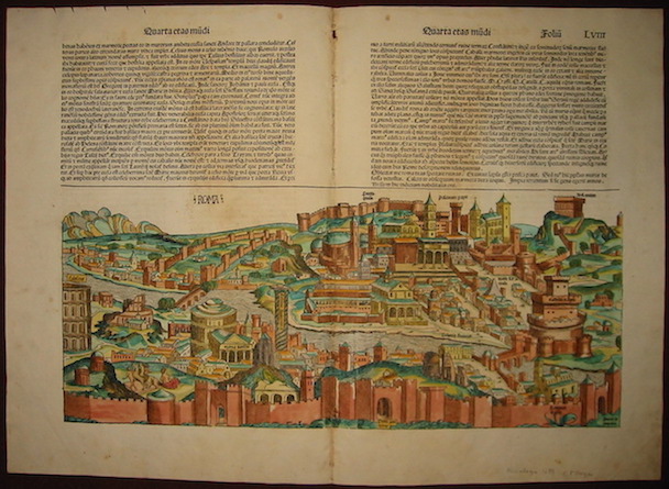 Schedel Hartmann (1440-1514) Roma 1493 Norimberga  